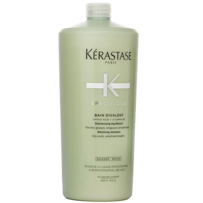 Kerastase Specifique Bain Divalent Balancing Shampoo (Oily Roots, Sensitised Lengths) 1000ml - Image 2