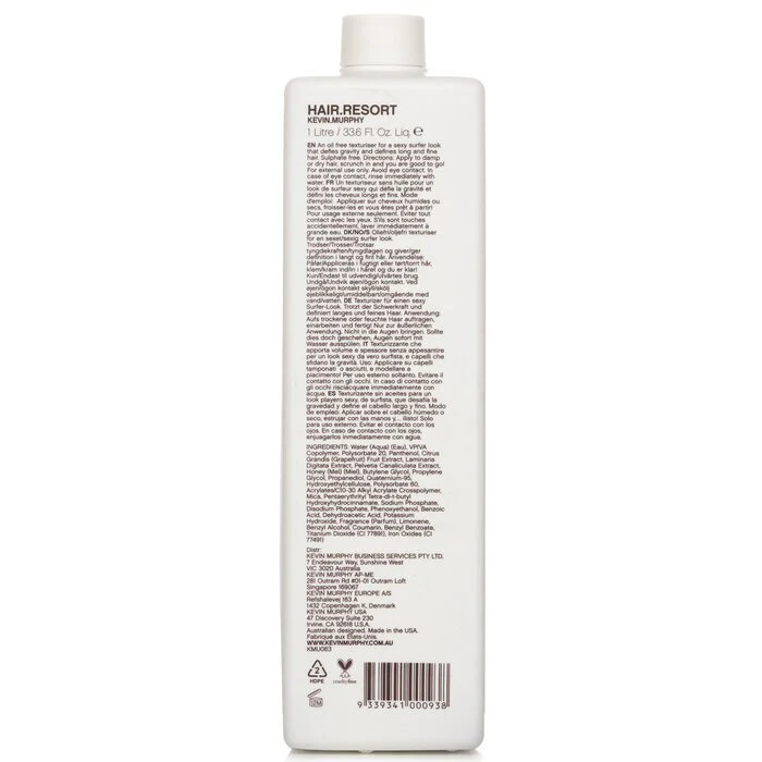 Kevin Murphy Hair.Resort Beach Texturiser 1000ml/33.6oz - Image 3