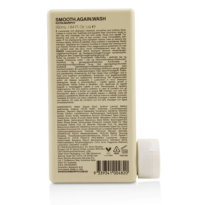 Kevin Murphy Smooth.Again.Wash (Smoothing Shampoo - For Thick, Coarse Hair) 250ml/8.4oz - Image 3