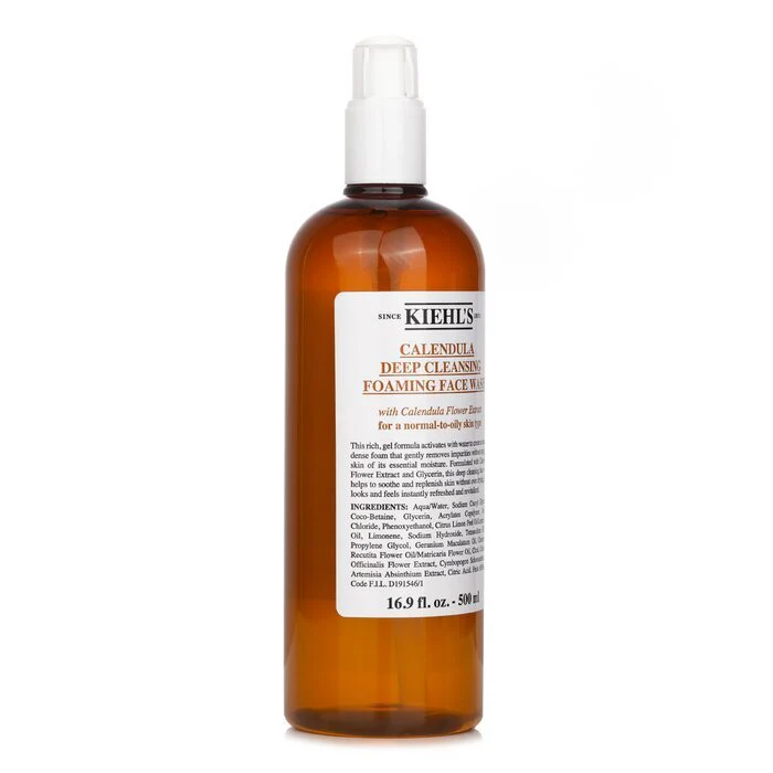 Kiehl's Calendula Deep Cleansing Foaming Face Wash 500ml - Image 2
