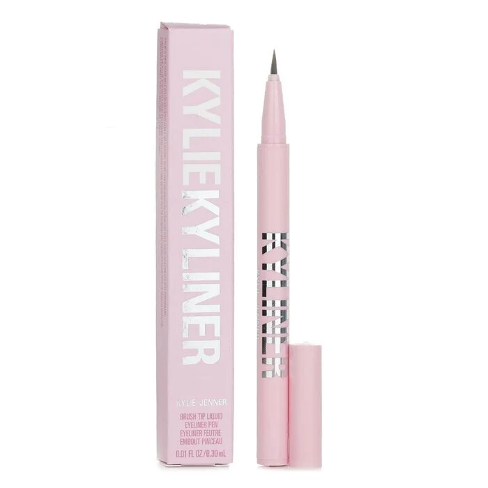 Kylie By Kylie Jenner Kyliner Brush Tip Liquid Eyeliner Pen - # 001 Black 0.3ml/0.01oz - Image 2