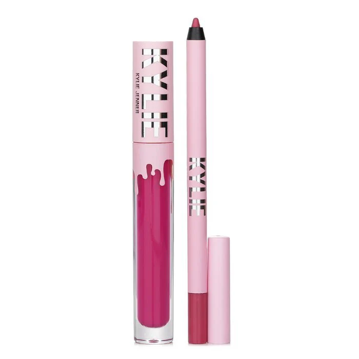 Kylie By Kylie Jenner Matte Lip Kit: Matte Liquid Lipstick 3ml + Lip Liner 1.1g - # 102 Extraordinary 2pcs - Image 2