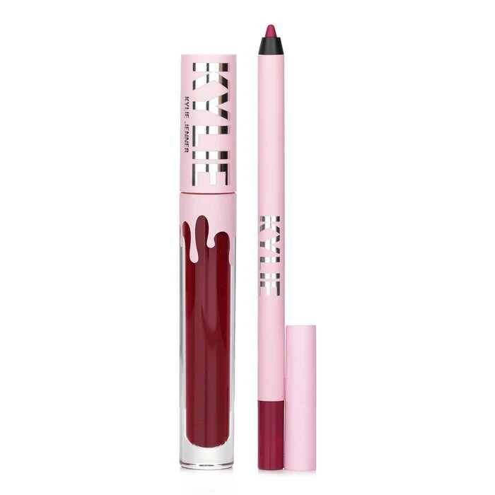 Kylie By Kylie Jenner Matte Lip Kit: Matte Liquid Lipstick 3ml + Lip Liner 1.1g - # 403 Bite Me 2pcs - Image 2