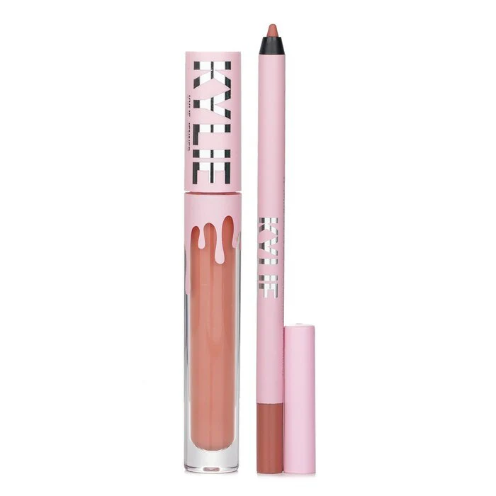 Kylie By Kylie Jenner Matte Lip Kit: Matte Liquid Lipstick 3ml + Lip Liner 1.1g - # 700 Bare 2pcs - Image 2