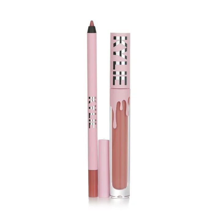 Kylie By Kylie Jenner Matte Lip Kit: Matte Liquid Lipstick 3ml + Lip Liner 1.1g - # 802 Candy K Matte 2pcs - Image 2