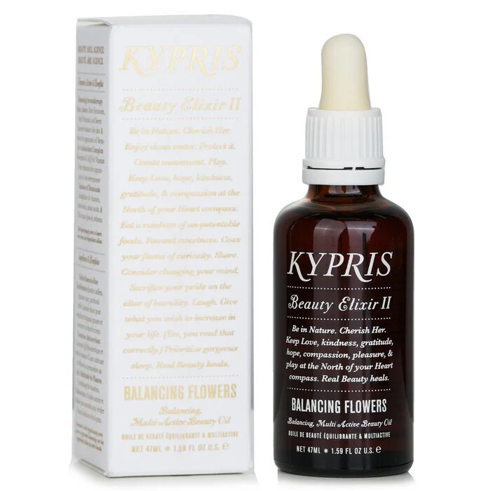 Kypris Beauty Elixir II - Balancing, Multi Active Beauty Oil (With Balancing Flowers) 47ml/1.59oz - Image 2