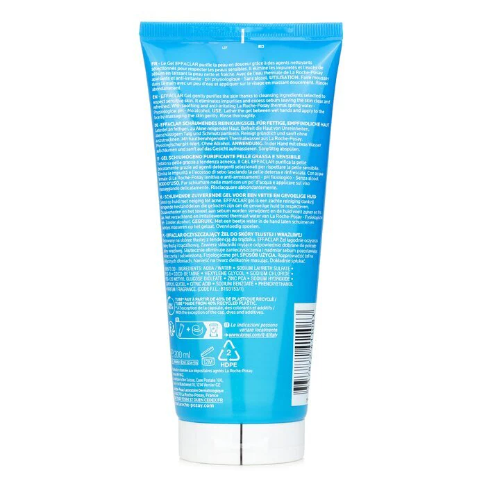 La Roche Posay Effaclar Purifying Foaming Gel 200ml/6.76oz - Image 3