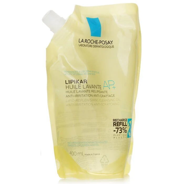 La Roche Posay Lipikar AP+ Anti-Irritation Cleansing Oil Eco-Refill 400ml - Image 2