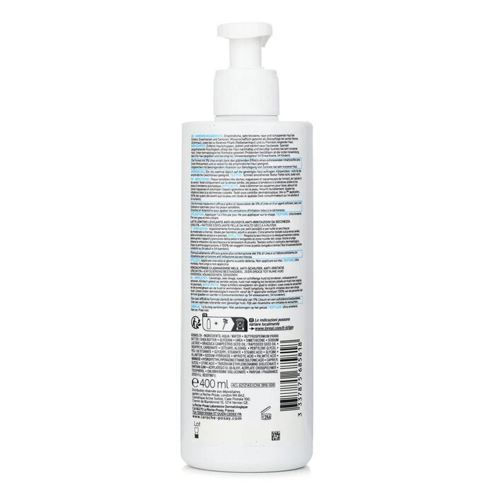 La Roche Posay Lipikar Lait Urea 5+ Smoothing Soothing Lotion (Anti-Flaking & Anti-Irritation) 400ml - Image 3