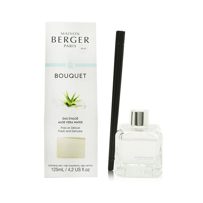 Lampe Berger (Maison Berger Paris) Cube Scented Bouquet - Aloe Vera Water 125ml - Image 2