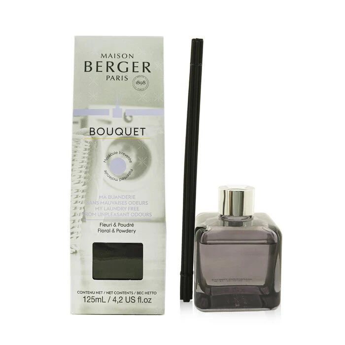 Lampe Berger (Maison Berger Paris) Functional Cube - My Laundry Free From Unpleasant Odours (Floral & Powdery) 125ml - Image 2