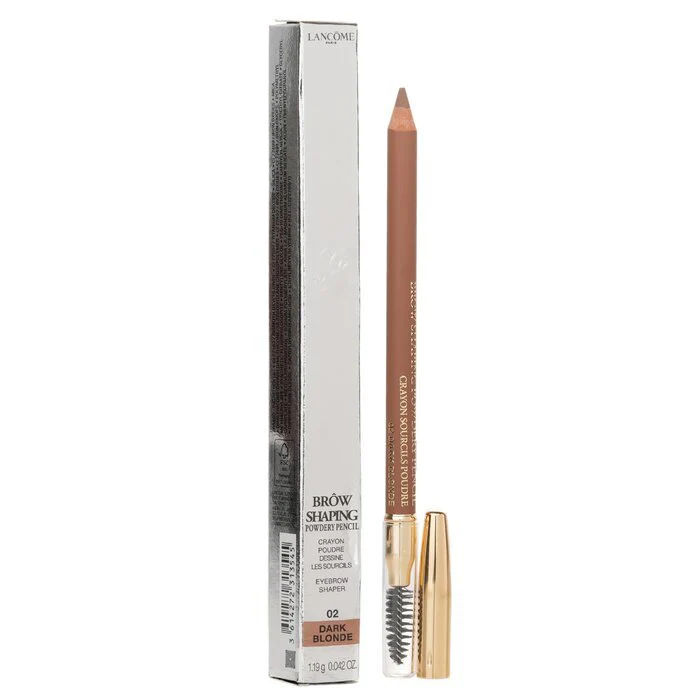 Lancome Brow Shaping Powdery Pencil - 02 Dark Blonde 1.19g - Image 2