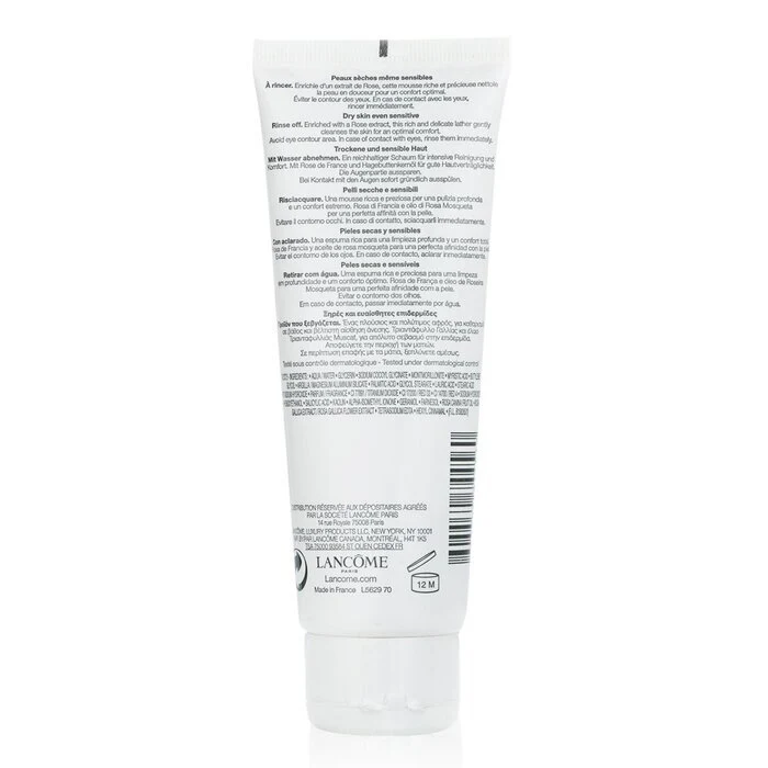 Lancome Creme-Mousse Confort Comforting Cleanser Creamy Foam (Dry Skin) 125ml - Image 3