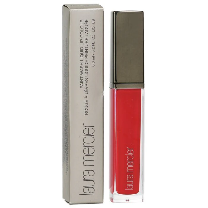 Laura Mercier Paint Wash Liquid Lip Colour - #Vermillion Red 6ml/0.2oz - Image 2