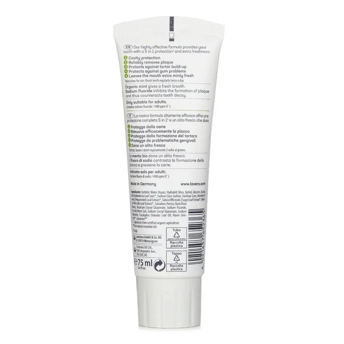Lavera Complete Care Mint Toothpaste 75ml/2.6oz - Image 3