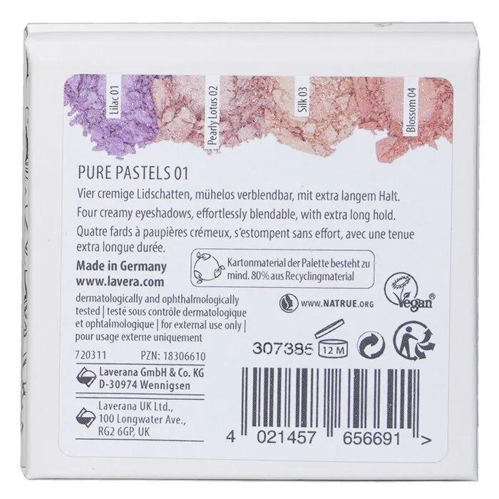 Lavera Signature Colour Collection - # 01 Pure Pastels 3.2g - Image 3