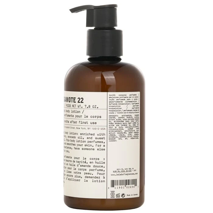 Le Labo Bergamote 22 Body Lotion 237ml - Image 2