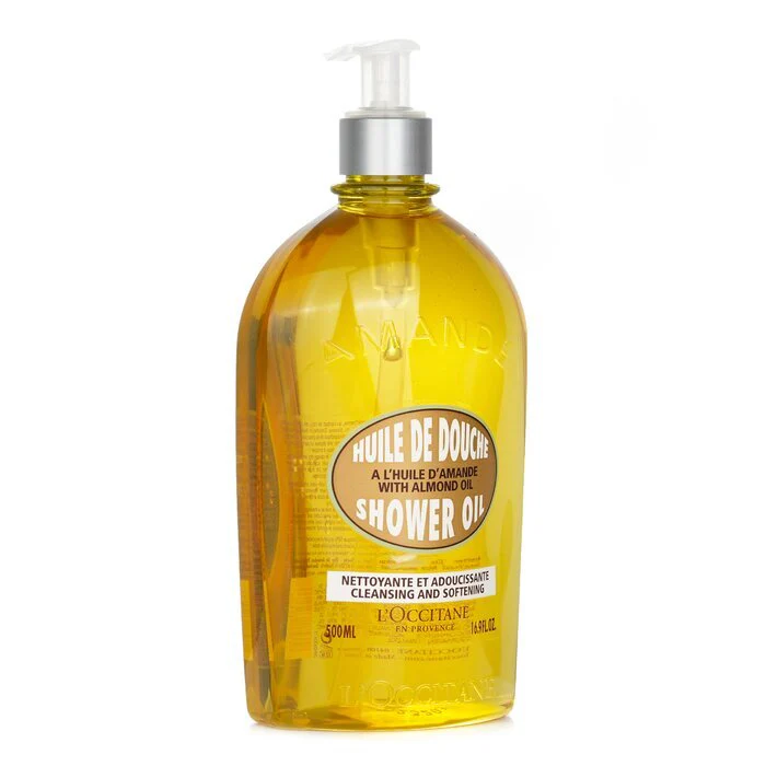 L'Occitane Almond Cleansing & Softening Shower Oil(Random Packaging) 500ml - Image 2