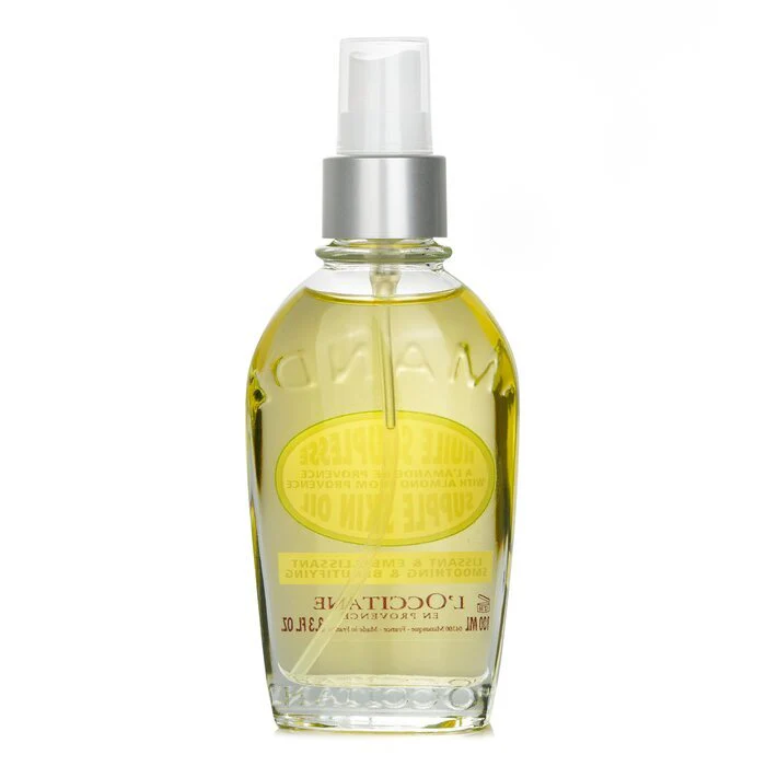 L'Occitane Almond Supple Skin Oil - Smoothing & Beautifying (Random Packaging) 100ml - Image 3