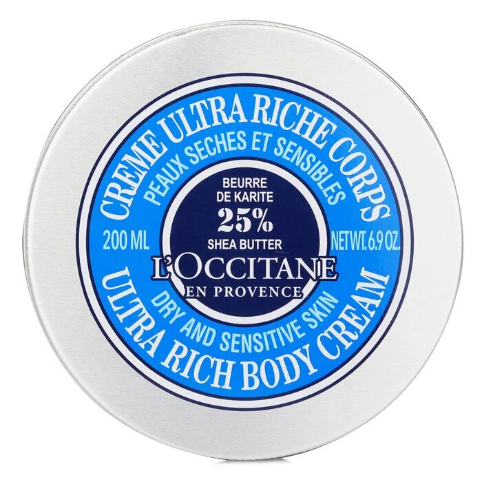 L'Occitane Shea Butter Ultra Rich Body Cream 200ml/6.9oz - Image 2