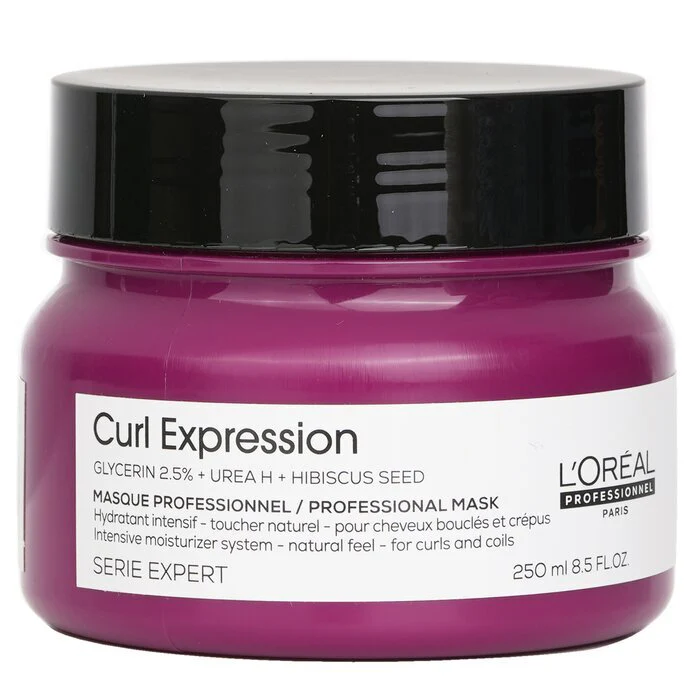 L'Oreal Serie Expert Curl Expression Glycerin 2.5% + Urea H + Hibiscus Seed Professional Mask 250ml - Image 2