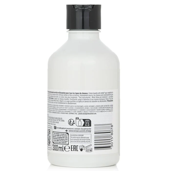 L'Oreal Serie Expert- Metal Detox Anti-Metal Cleansing Cream Shampoo 300ml/10oz - Image 3