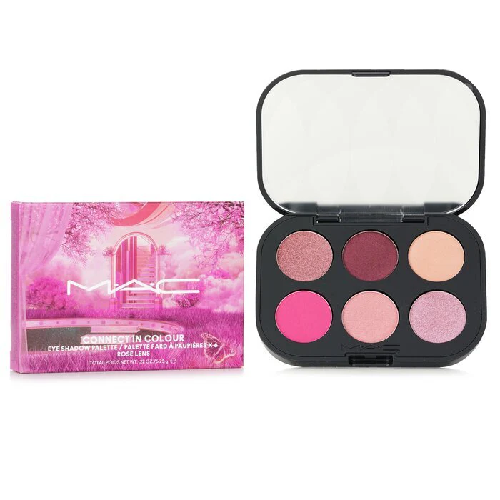 MAC Connect In Colour Eye Shadow (6x Eyeshadow) Palette - # Rose Lens 6.25g/0.22oz - Image 2