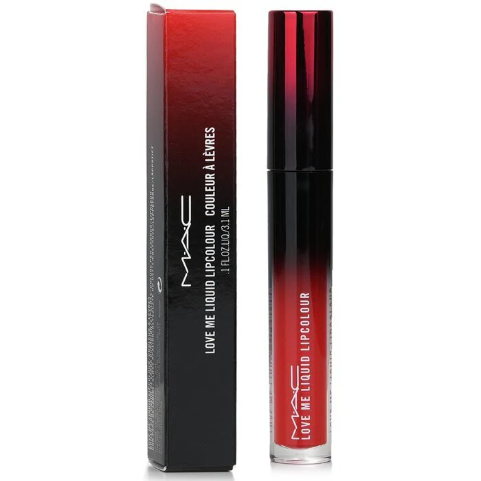 MAC Love Me Liquid Lipcolour - # 492 Yeah, I'm Fancy (Intense Red Orange) 3.1ml/0.1oz - Image 2