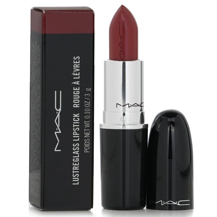 MAC Lustreglass Lipstick - # 549 PDA (Bricky Red) 3g/0.1oz - Image 2