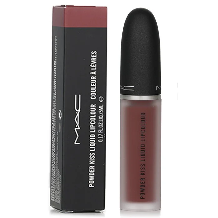 MAC Powder Kiss Liquid Lipcolour - # 997 Over The Taupe 5ml/0.17oz - Image 2