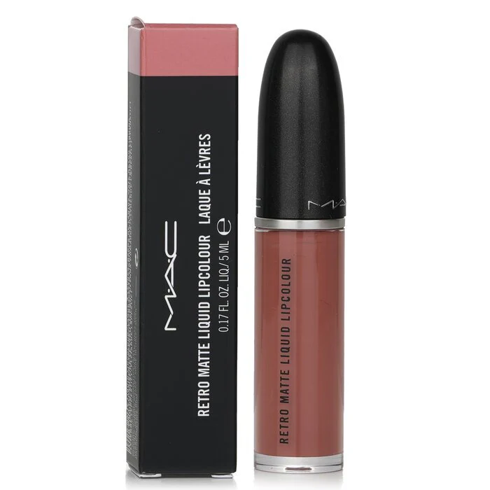 MAC Retro Matte Liquid Lipcolour - # 121 Burnt Spice (Creamy Dirty Rose) (Matte) 5ml/0.17oz - Image 2