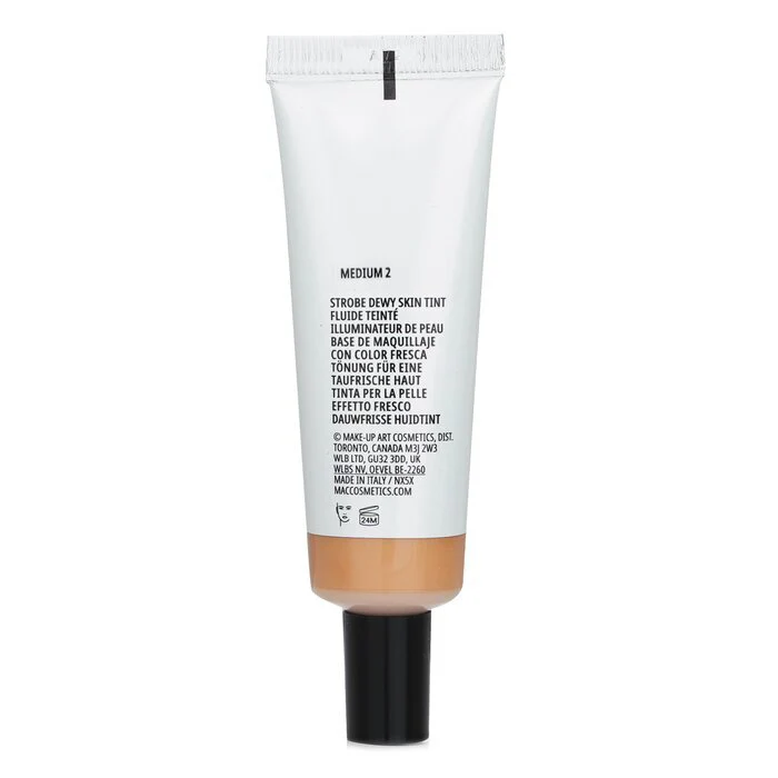 MAC Strobe Dewy Skin Tint Medium 2 30ml - Image 3