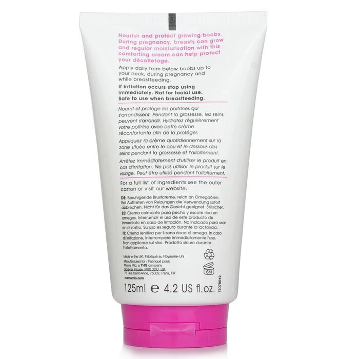 Mama Mio Pregnancy Boob Tube Omega Rich Soothing Bust Cream 125ml/4.2oz - Image 3