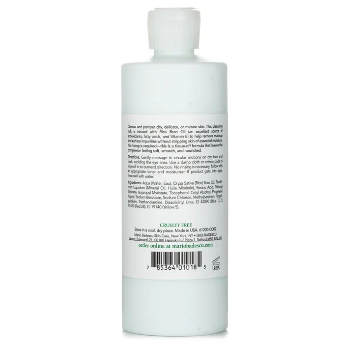 Mario Badescu Cleansing Milk With Carnation & Rice Oil - For Dry/ Sensitive Skin Types 472ml/16oz - Image 3