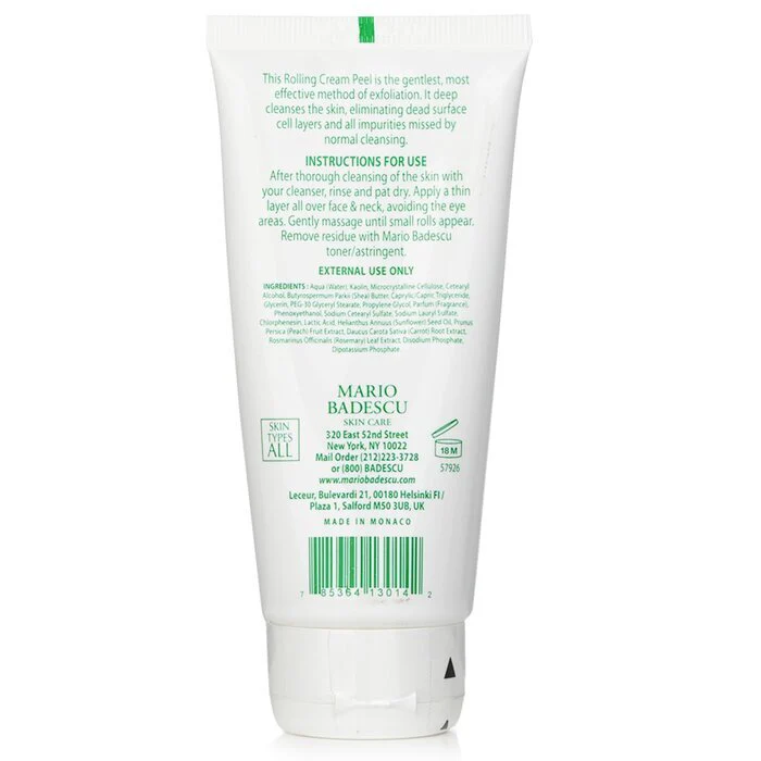 Mario Badescu Rolling Cream Peel With AHA - For All Skin Types 73ml/2.5oz - Image 3