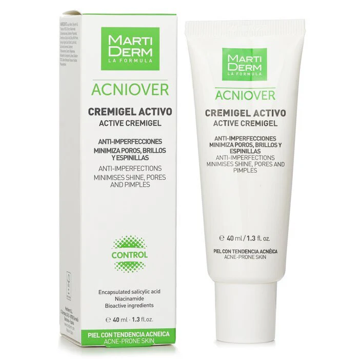 Martiderm Acniover Active Cremigel (For Acne-Prone Skin) 40ml/1.3oz - Image 2