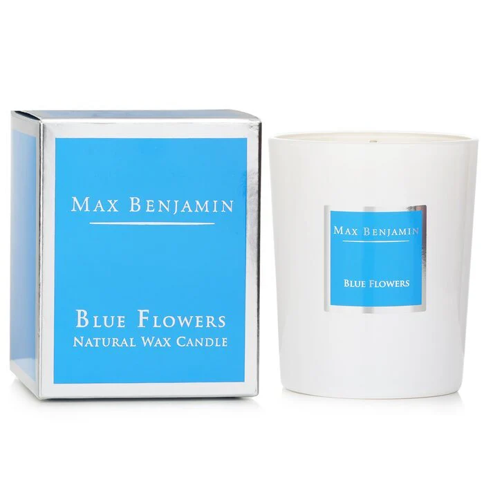 Max Benjamin Candle - Blue Flowers 190g/6.5oz - Image 2