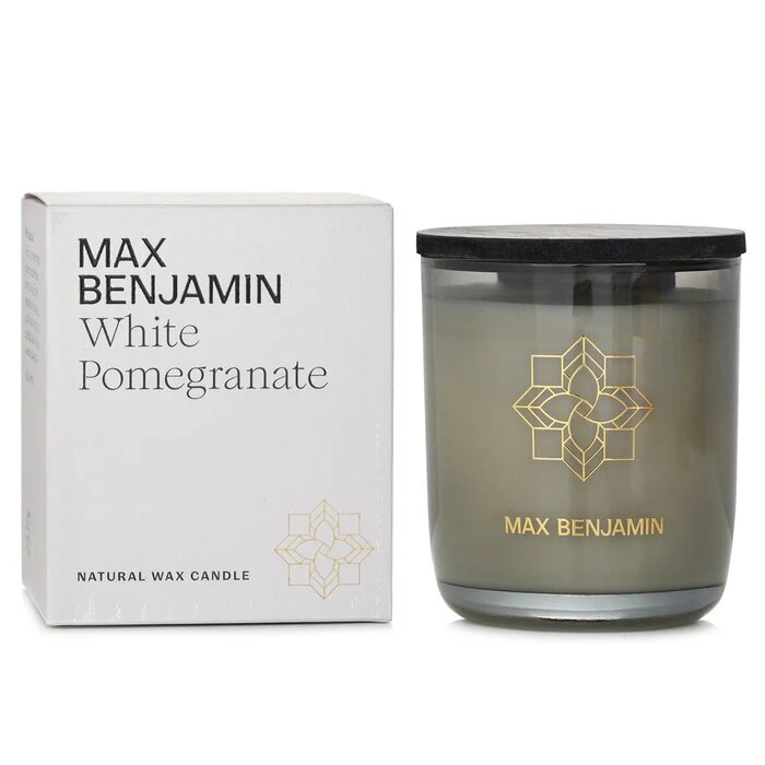 Max Benjamin Natural Wax Candle - White Pomegranate 210g/7.4oz - Image 2
