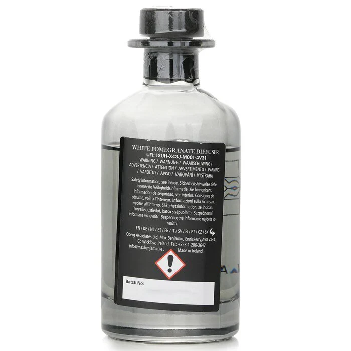 Max Benjamin White Pomegranate Fragrance Diffuser 150ml - Image 3
