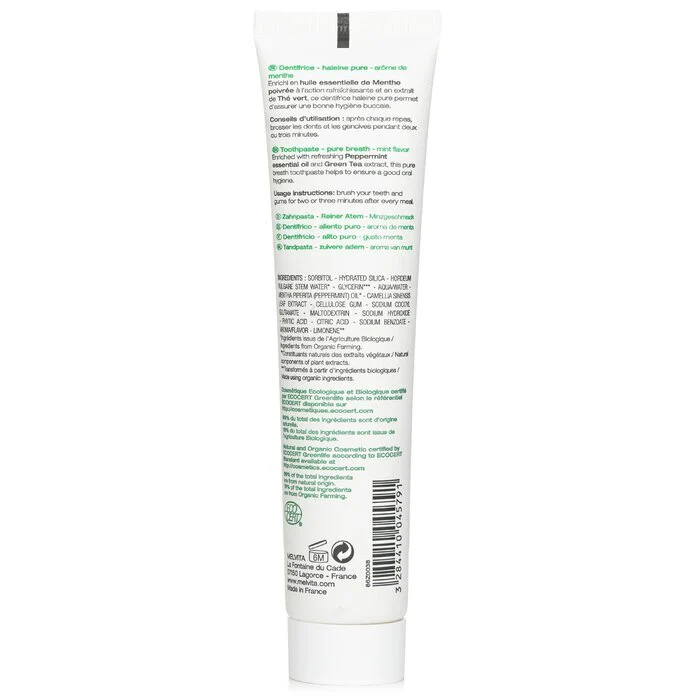 Melvita Pure Breath Toothpaste 75ml/2.5oz - Image 3