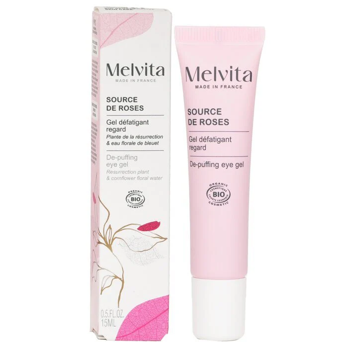 Melvita Source De Roses De-puffing Eye Gel 15ml/0.5oz - Image 2
