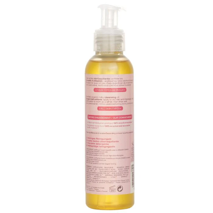 Melvita Source De Roses Milky Cleansing Oil 145ml - Image 3