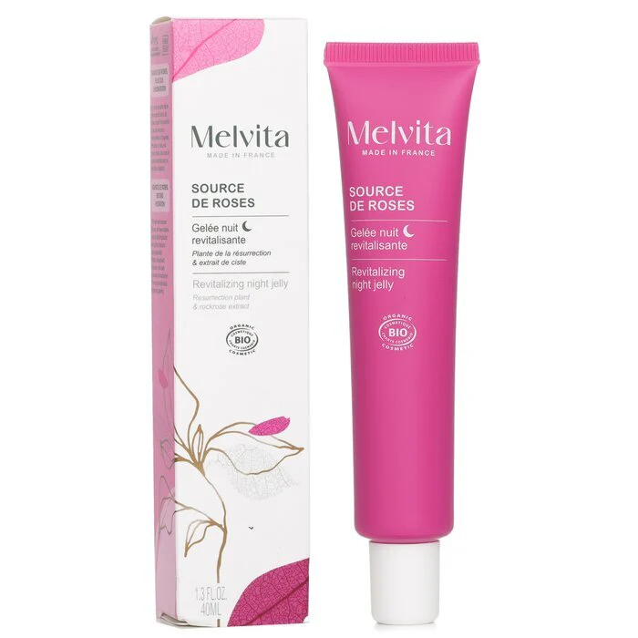 Melvita Source De Roses Revitalizing Night Jelly 40ml - Image 2