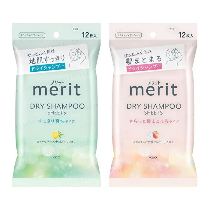 Merit Day+ Dry Shampoo Sheets - Verbena & Lemon - 12 pcs - Image 2