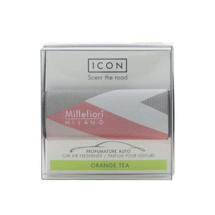Millefiori Icon Textile Geometric Car Air Freshener - Orange Tea 1pc - Image 2