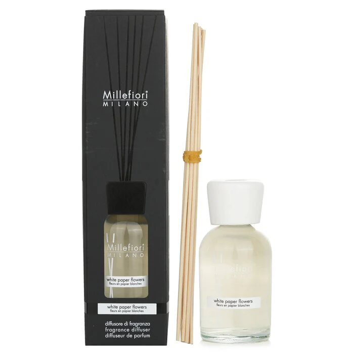 Millefiori Natural Fragrance Diffuser - White Paper Flowers 250ml