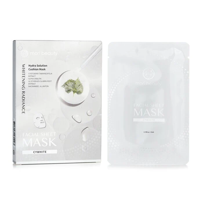 mori beauty by Natural Beauty Hydra Solution Cushion Mask (Whitening Radiance) 3pcsx 23ml/0.78 - Image 2