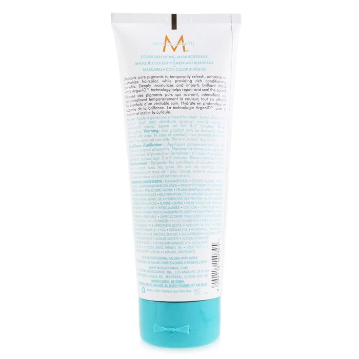 Moroccanoil Color Depositing Mask - Bordeaux 200ml - Image 3