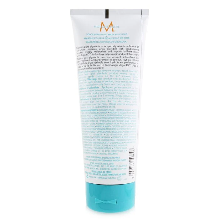 Moroccanoil Color Depositing Mask - # Rose Gold 200ml/6.7oz - Image 3