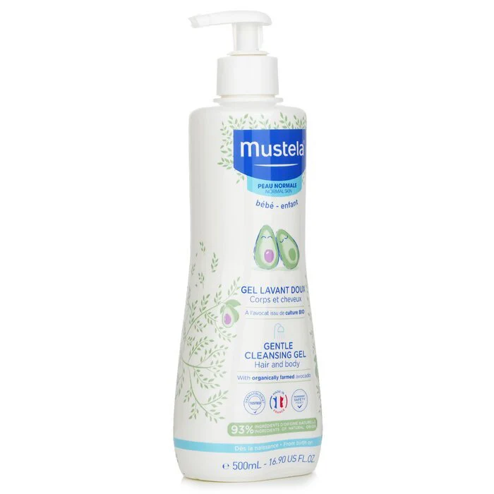 Mustela Gentle Cleansing Gel - Hair & Body 500ml/16.9oz - Image 2